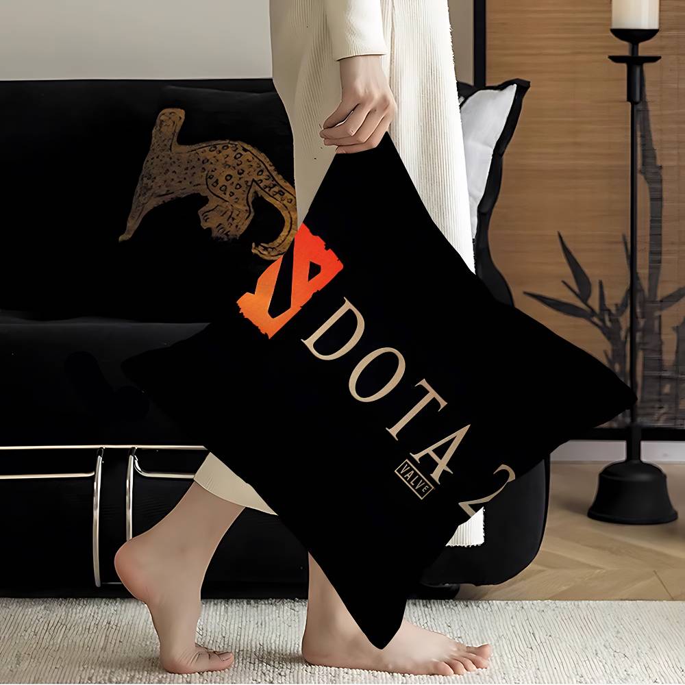 Hot Game DDota  Cushion Cover Pillow Cover Decor Pillowcase Printed Cushion Case for Couch