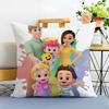 Cartoon Childrens Program Sofa Living Room Cushion Cover Washable Linen comfort Soft  for Sofa Bed Cozy Home Room Decor