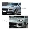 Porsche Cayenne 9Y0.2 Turbo Upgrade Kit: Front & Rear Bumpers