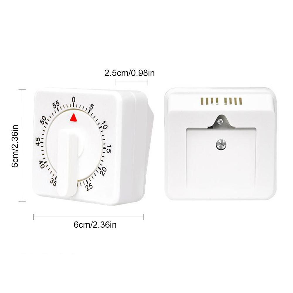 60 Minutes Kitchen Timer Mechanical Timer Cooking Tools Sleep Temporizador Clock