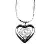 Christian Praying Hands Big Heart Pendant Necklace for Women Men Stainless Steel Silver Color Chain Party Amulet Jewelry Gift