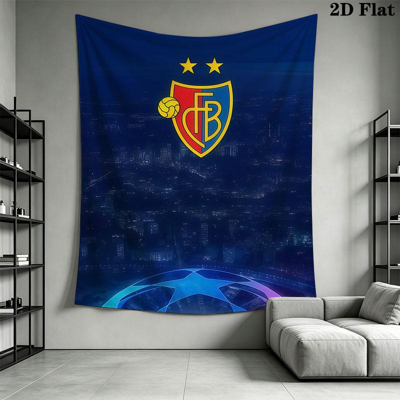 Basel Wall Hanging Printed Fabric Blanket Decorative Tapestries for Bedroom Living Room Home Decor