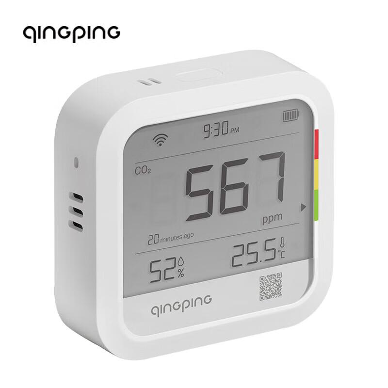 Умный Wi-Fi монитор CO2, температуры и влажности Qingping
