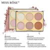 MISS ROSE 6-в-1 Изысканные хайлайтеры для девочек, сексуальные водостойкие несмываемые хайлайтеры с ярким светом