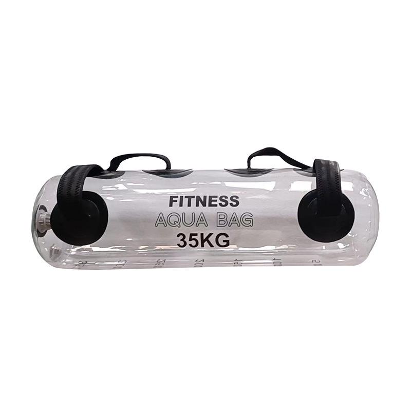 Clear PVC Water-Air Combo Fitness Bag: Weighted Squat Z Energy Pack for Balance Training
