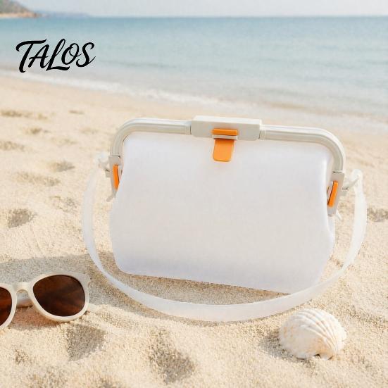 Lightweight Wet Swimsuit Carrier Silicone Beach Crossbody Bag, Foldable Waterproof Floating Swim Durable Outdoor Vacation Gear Leakproof Large