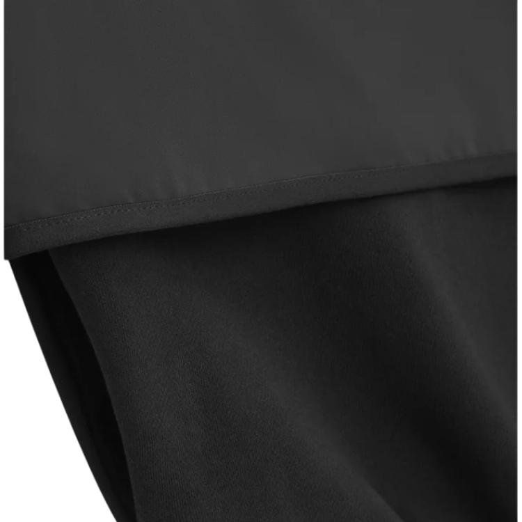 Fear of God Essentials SS24 Нейлоновый флис Воротник-стойка Свободная посадка Длинный рукав Американский тяжелый свитер Мужской свитер Черный 202SU244300F