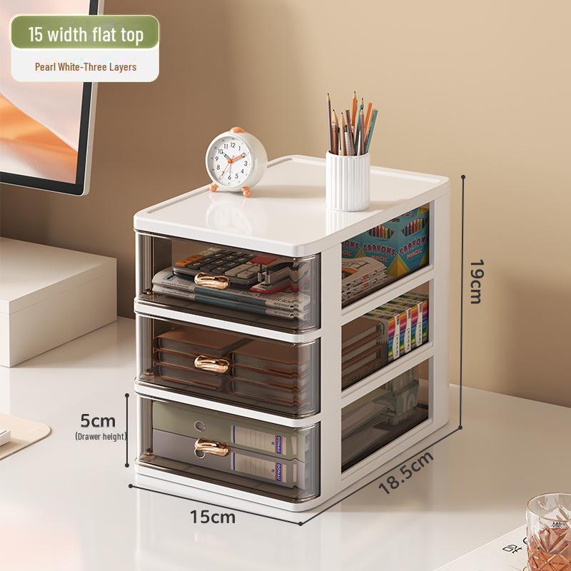 Пластиковый настольный органайзер для канцелярских принадлежностей и косметики
