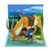 Sankei Studio Ghibli Mini Princess Mononoke Ashitaka and Yakuru Paper Craft MP07-139