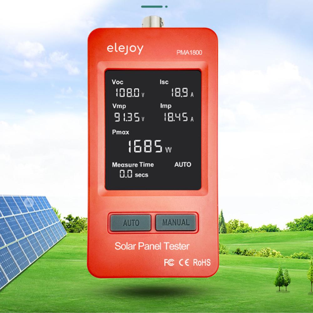 PMA1800/PMA800 Solar Panel Tester MPPT Multimeter Auto Manual Voltmeter for Efficient PV System Testing High Precision Measure
