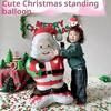 Гигантская стойка-пьедестал Снеговик Фольгированные шары Новый год Рождественские украшения Navidad 2026 Декор Товары для вечеринки