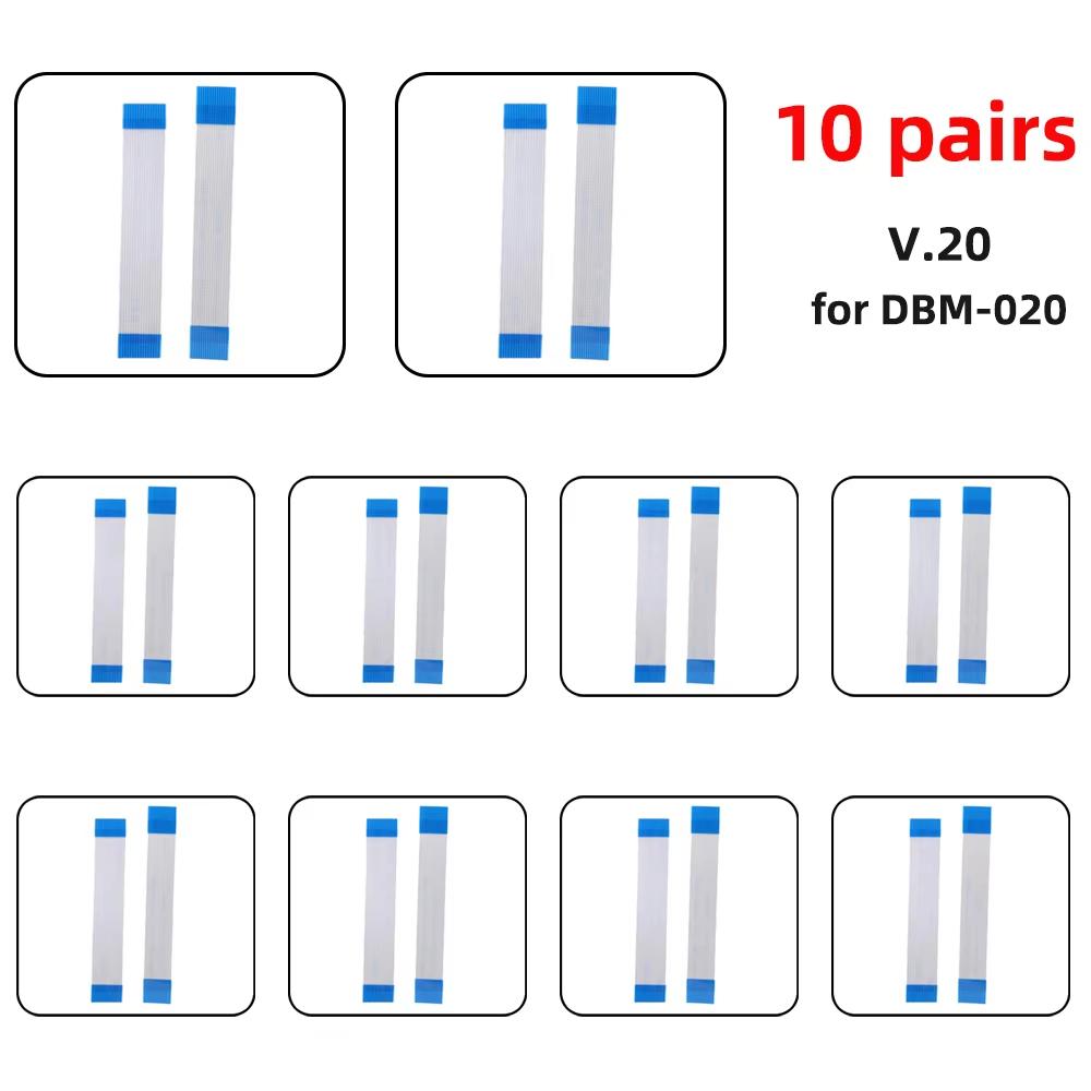 10 Pairs R2 L2 L1 R1 Trigger Button Ribbon Flex Cable Replacement for Dualsense PS5 Controller BDM-010 020 030 Repair Parts