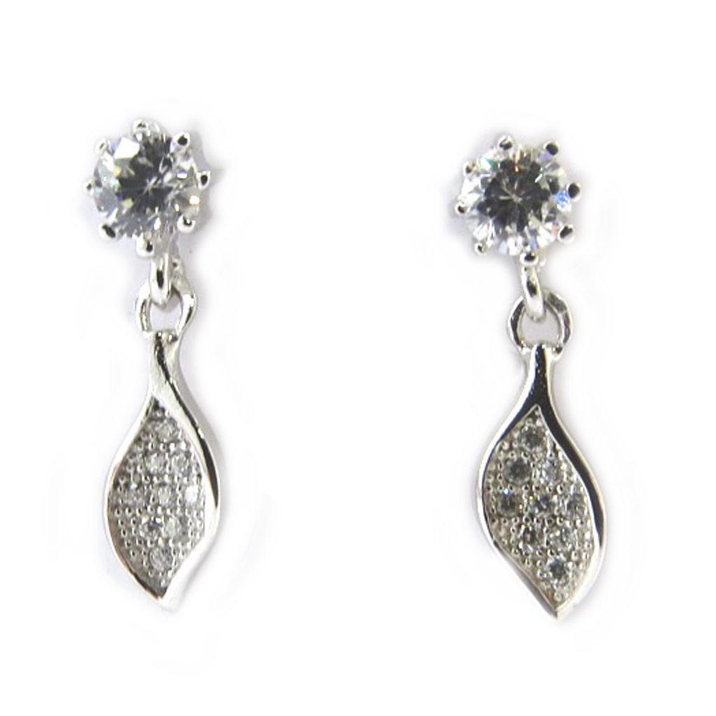 Les Trésors De Lily [M1739] - Silver 'Sissi' Silver Earrings