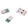 5Pcs Usb 3.1 Type C Connector Solder Wire And Cable Support Pcb Board