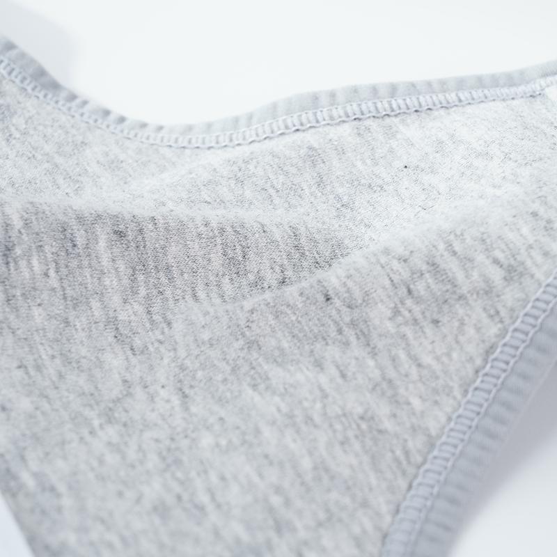 3Pcs Women Seamless Cotton Thongs Panties Letter Wide Belt G-string Low Waist Briefs Underwear