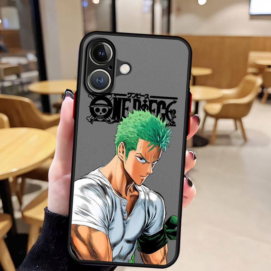Чехол для iPhone 17 Pro Max 11 14 Air 13 Mini 7 8 SE 16 Plus XS XR 15 12 Funda Задняя крышка телефона Крутой One Piece Луффи Зоро