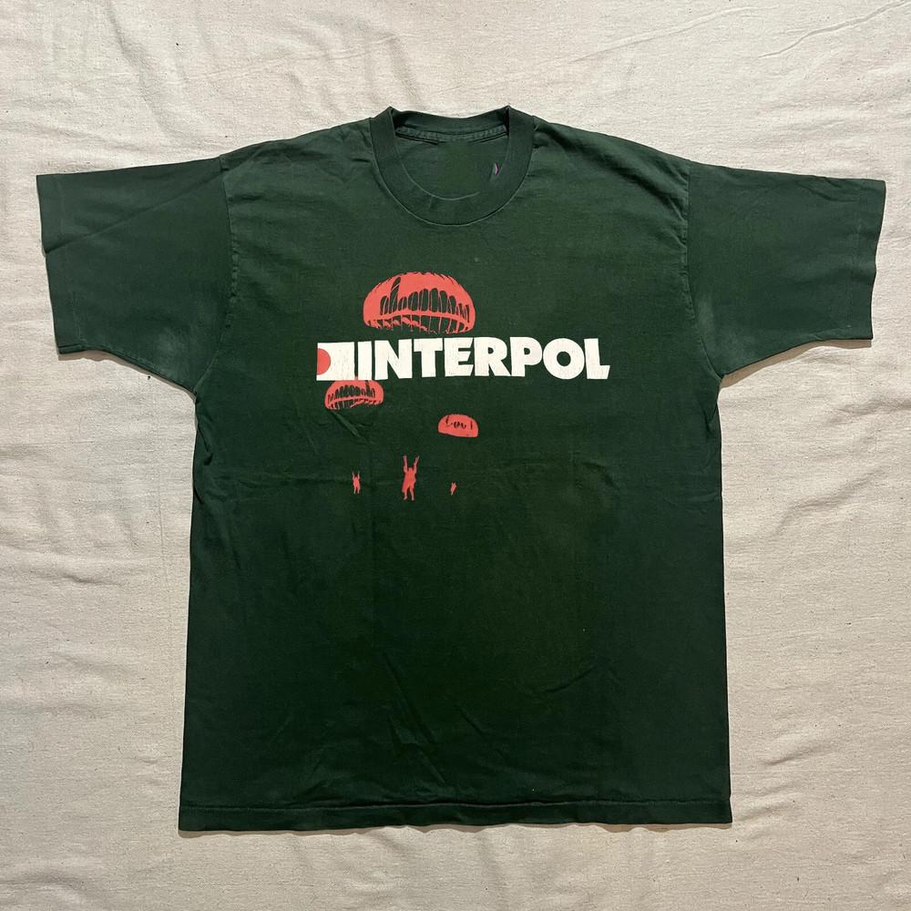 Коллекция Interpol Альбом Тур по группам Лесной Зеленый Полный Размер S-5XL Унисекс Футболка