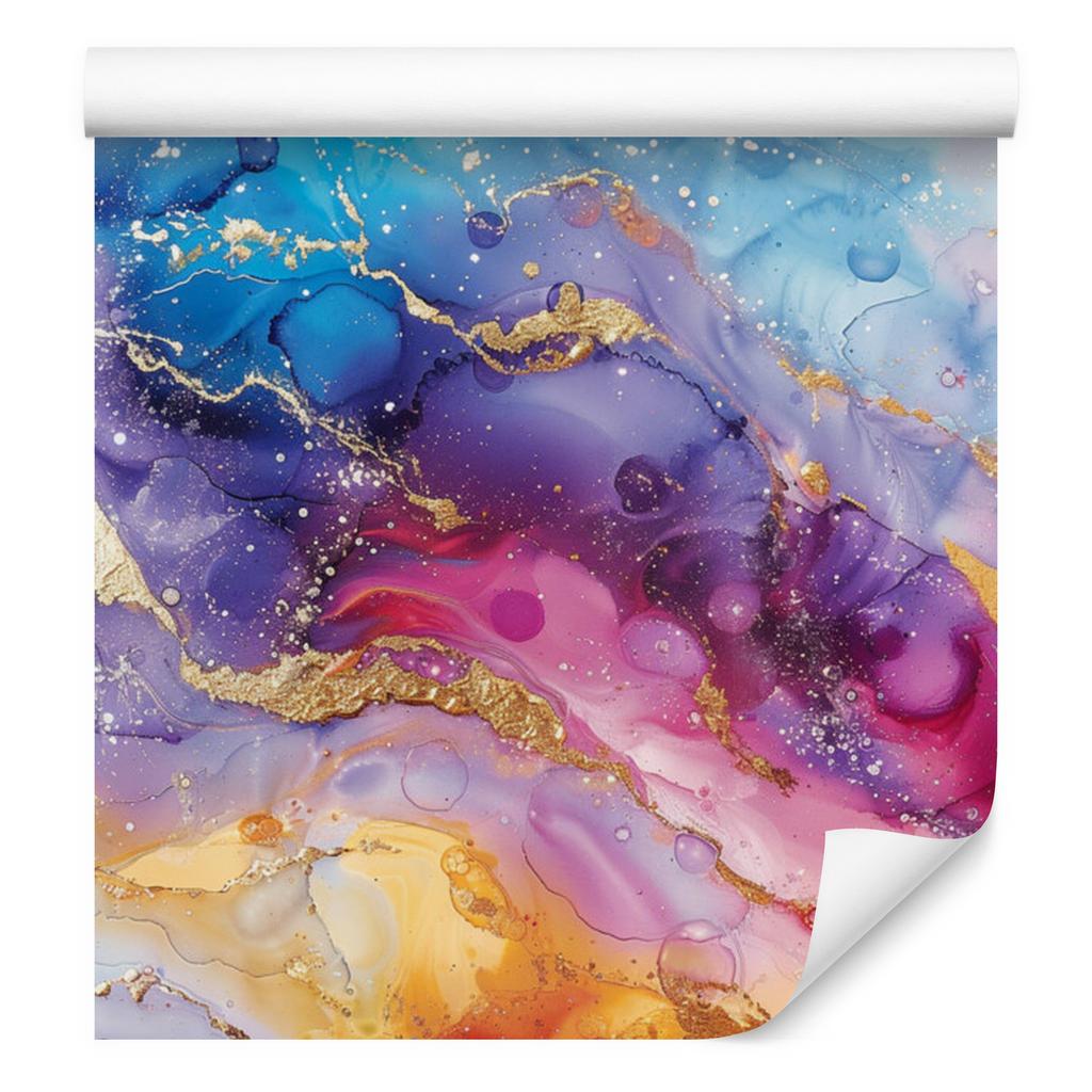 Ink wallpaper violet, blue, purple and azure 50x1000