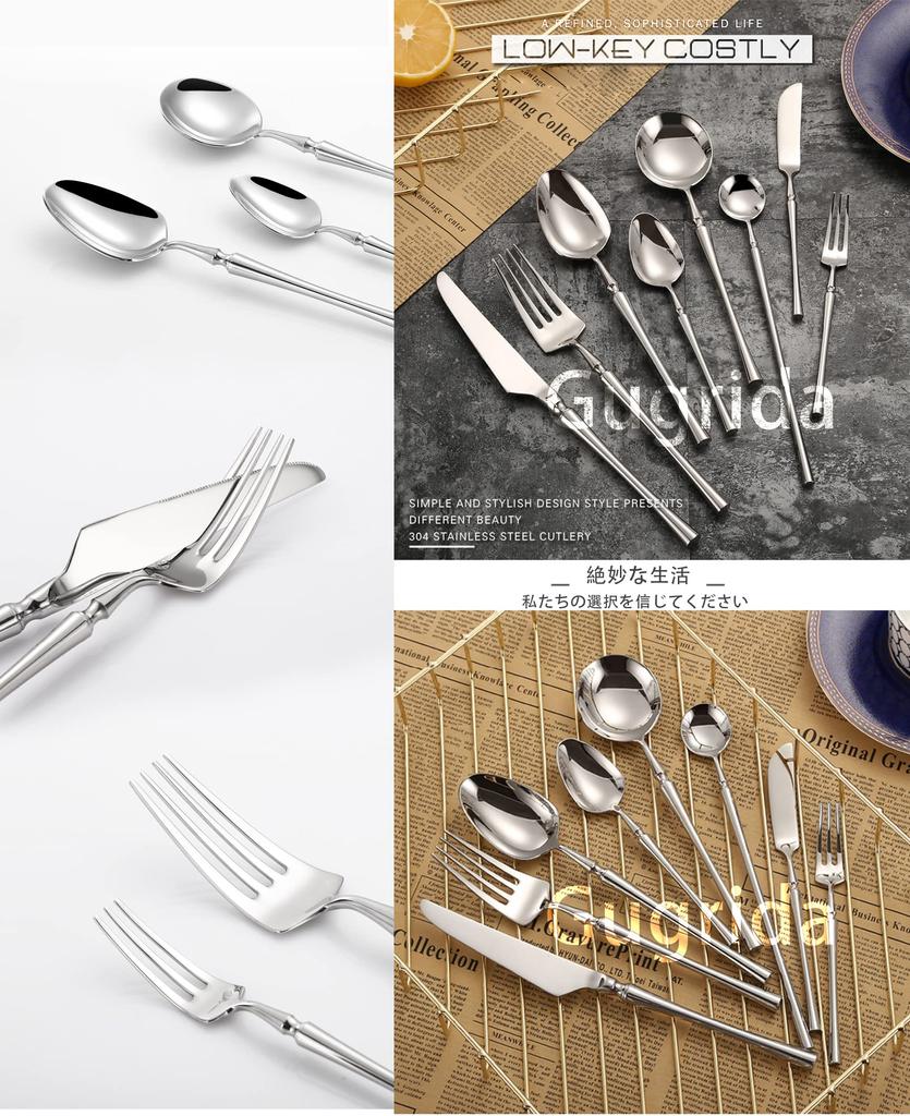 Ассортимент столовых приборов Gugrida Western столовые приборы десертные столовые приборы из нержавеющей стали 304 набор палочек для еды набор палочек для еды, столовые приборы, в комплекте,