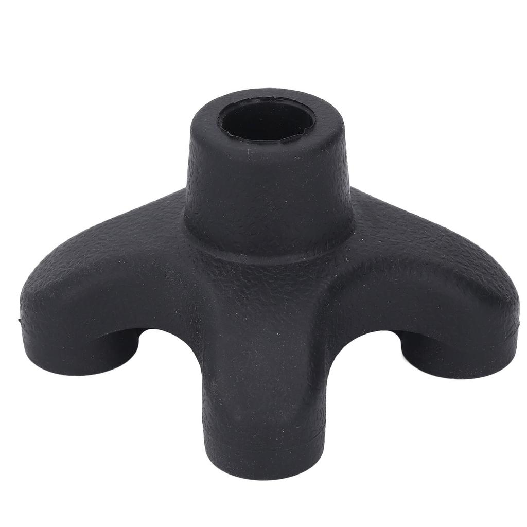 Трость наконечник 4 зубца сверхпрочная нескользящая трость для ходьбы четверное основание сменная резина ABS для 19 мм трости