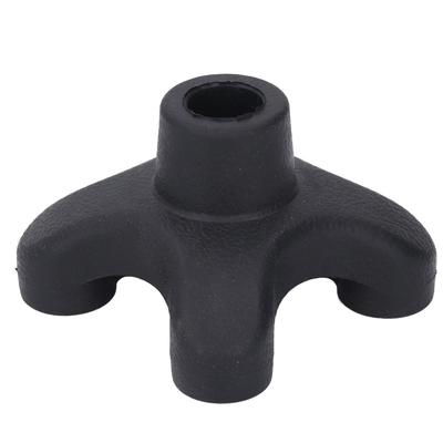 Трость наконечник 4 зубца сверхпрочная нескользящая трость для ходьбы четверное основание сменная резина ABS для 19 мм трости