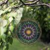 10-дюймовый металлический мандала-спиннер для ветра, уличный декор для сада, вращающаяся музыка ветра для патио, двора, весны, лета, Дня благодарения, подарка на День матери