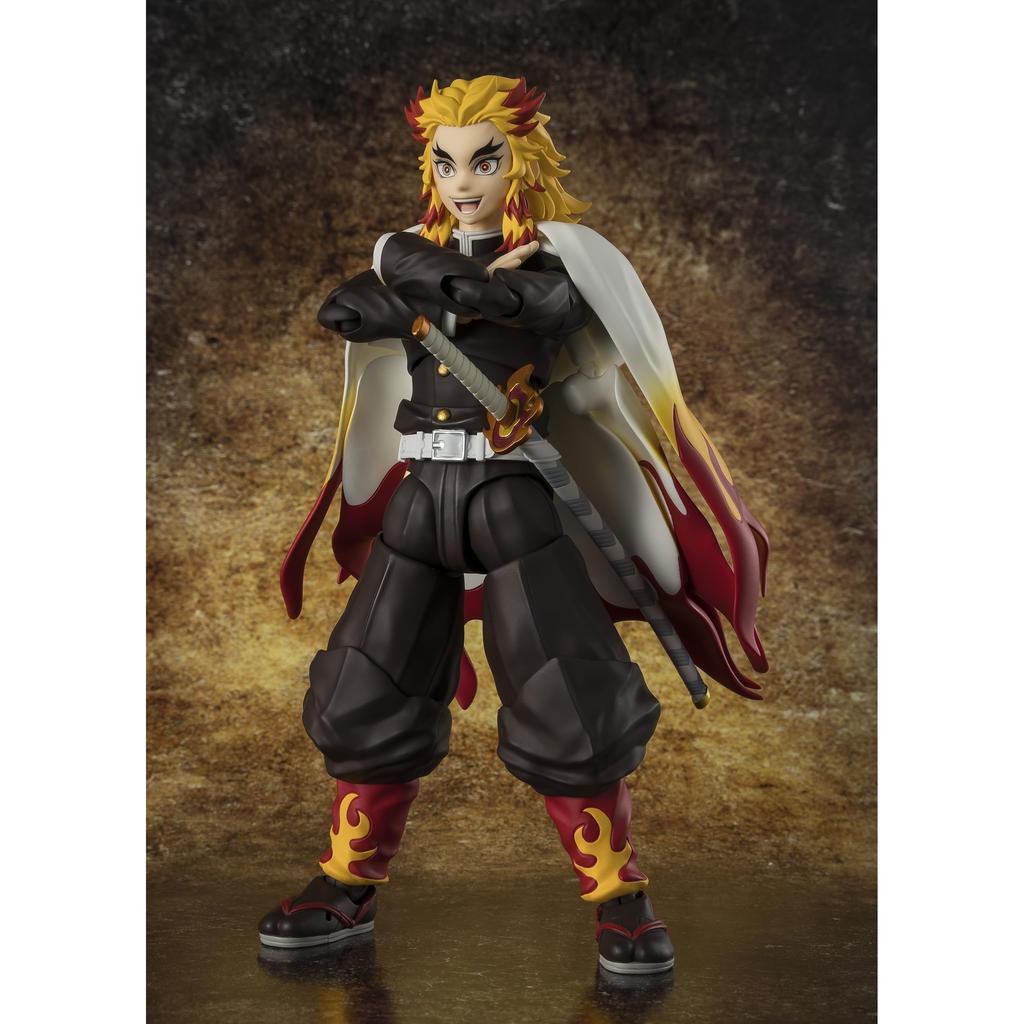 TAMASHII NATIONS S.H.Figuarts Demon Slayer Кёдзюро Рэнгоку Экшн-фигурка 150 мм ПВХ и АБС Окрашенная Коллекционная