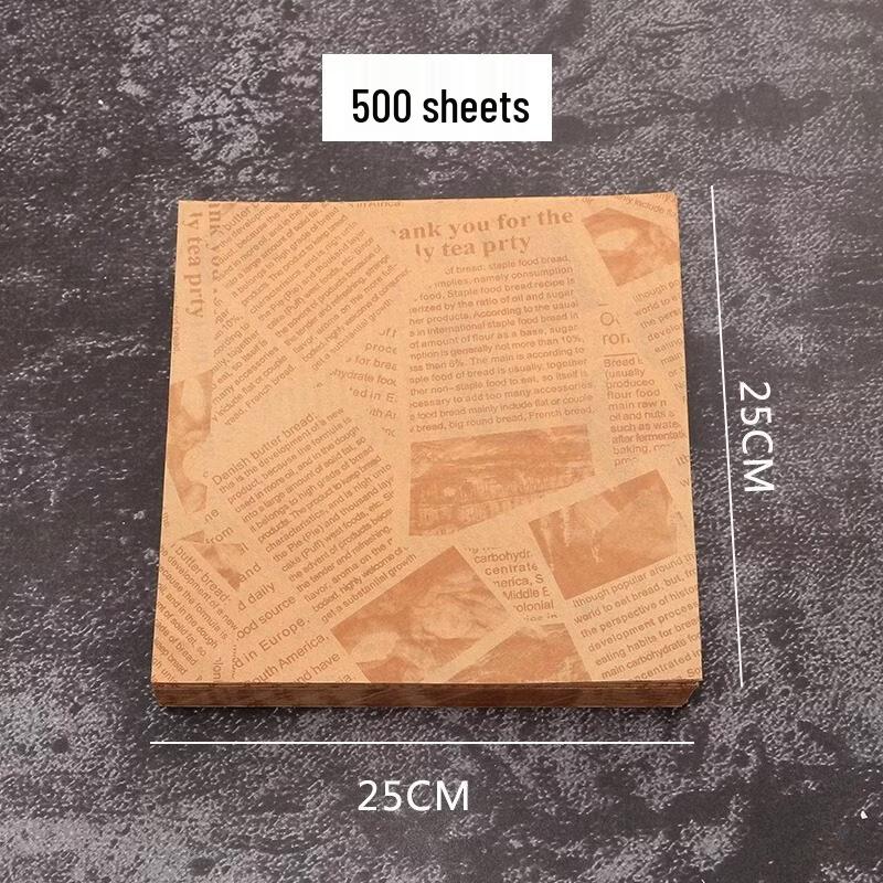 Disposable Oil-Proof Food Wrapping Paper