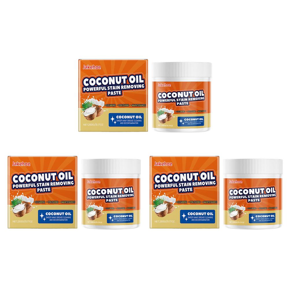 Крем для сильного очищения на основе кокосового масла, паста для очистки и дезинфекции кастрюль, многофункциональное средство для обезжиривания, полировки и удаления пятен с плитки.