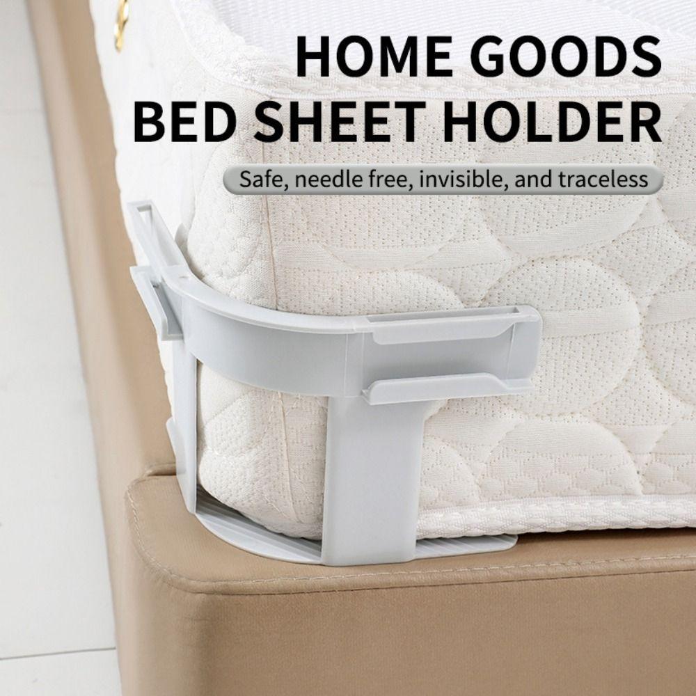 4Pcs/set Non-slip Heavy Duty Bed Sheet Holder Bedsheet Grippers Fixed for Quilt Fixing Tool