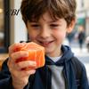 Slow Rising Stress Ball Thick Cut Salmon Squeeze Toy, Relief Realistic Food Sensory Toy Cube Fidget for Home Office School