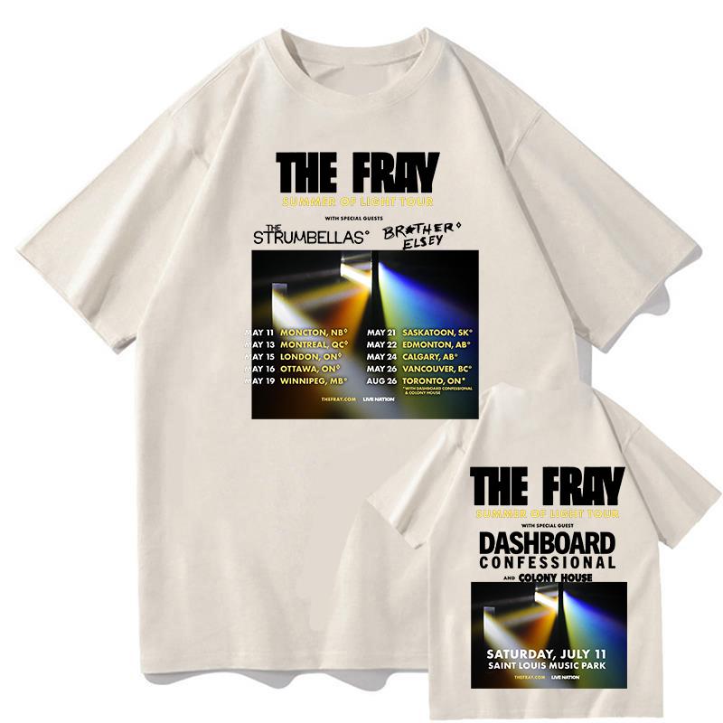 The Fray A Light That Waits Cotton TShirt Unisex Pure Cotton Fashion Vintage Men Woman High Quality Casual Short Sleeve Tops