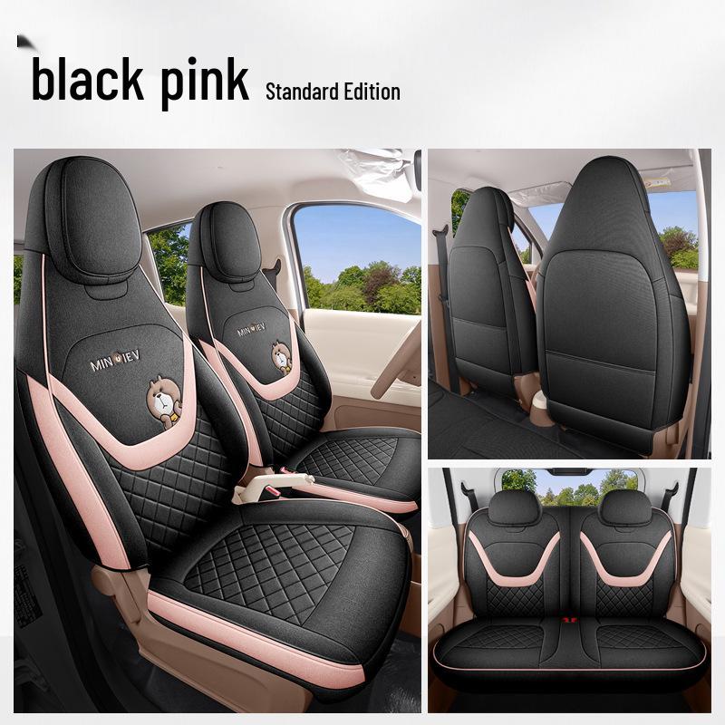 2026 Fifth Gen Wuling Hongguang MiniEV Car Seat Cover - All-Season Fabric, 205km Range.