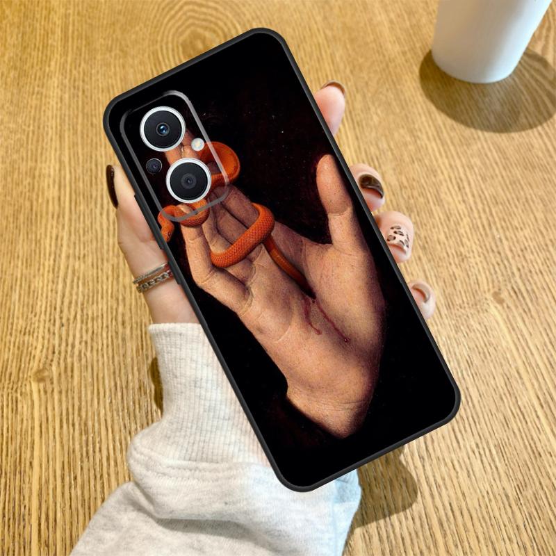 Чехол Hand Snake для OPPO Reno 14 F 10 11 12 13 Pro 13F 12F 11F 7 8 Lite Чехол OPPO Find X6 X5 X8 X9 Pro