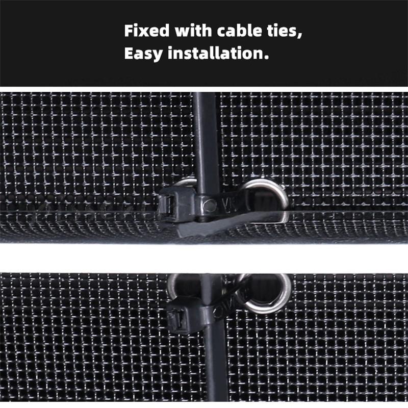 For Maserati LEVANTE 2016+ Anti-insect Network Cover Racing Grills Water Tank Protective Net Cover Panel Decoration Accessories