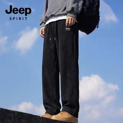 Мужские вельветовые свободные брюки прямого кроя JEEP SPIRIT