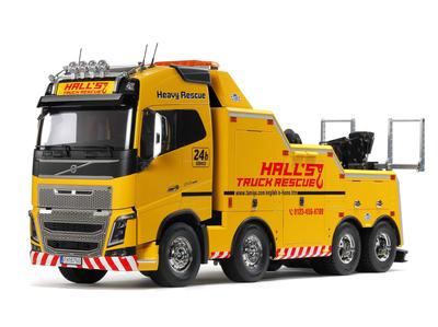 Tamiya Электрический радиоуправляемый большой грузовик Volvo FH16 Globetrotter 750 8x4 тягач 56362 1/14 № 62 1/14