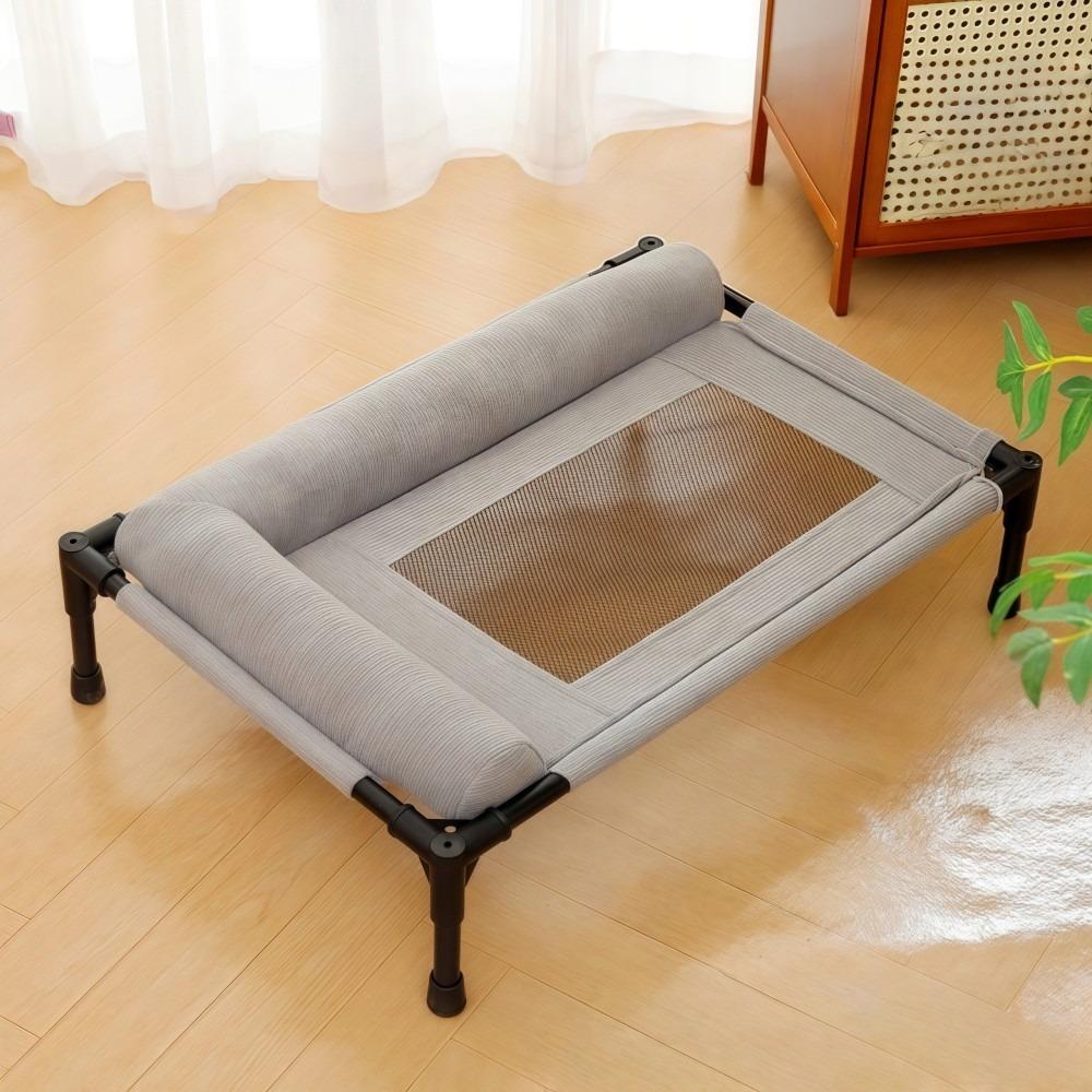 with Skid-Resistant Feet Elevated Cat Dog Bed Cooling Outdoor Pet Bed Four Seasons