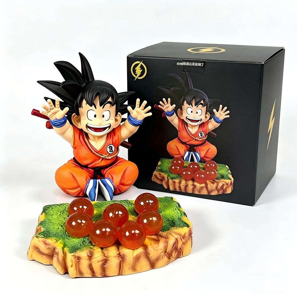 12СМ Фигурка Сон Гоку Dragon Ball Аниме Dragon Ball Фигурка-стоппер для лапши Гольф Крутая Модель Игрушка Подарок Коллекция Украшения ПВХ