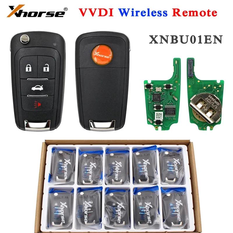 5 pieces Xhorse XNBU01EN XNBU21EN VVDI Wireless Universal Remote Car Key for VVDI2 VVDI Key Tool for Chevrolet Buick Style 5pcs