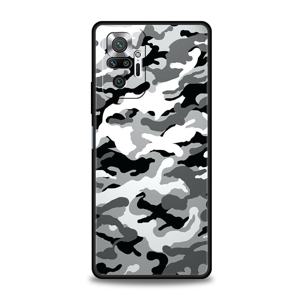Камуфляж Камо Военный Армейский Чехол Для Телефона Для Xiaomi Redmi Note 13 12 5G 11 10 Pro Plus 4G 9S 9 8 7 9T 13C 10C 9C 9A Мягкий Чехол