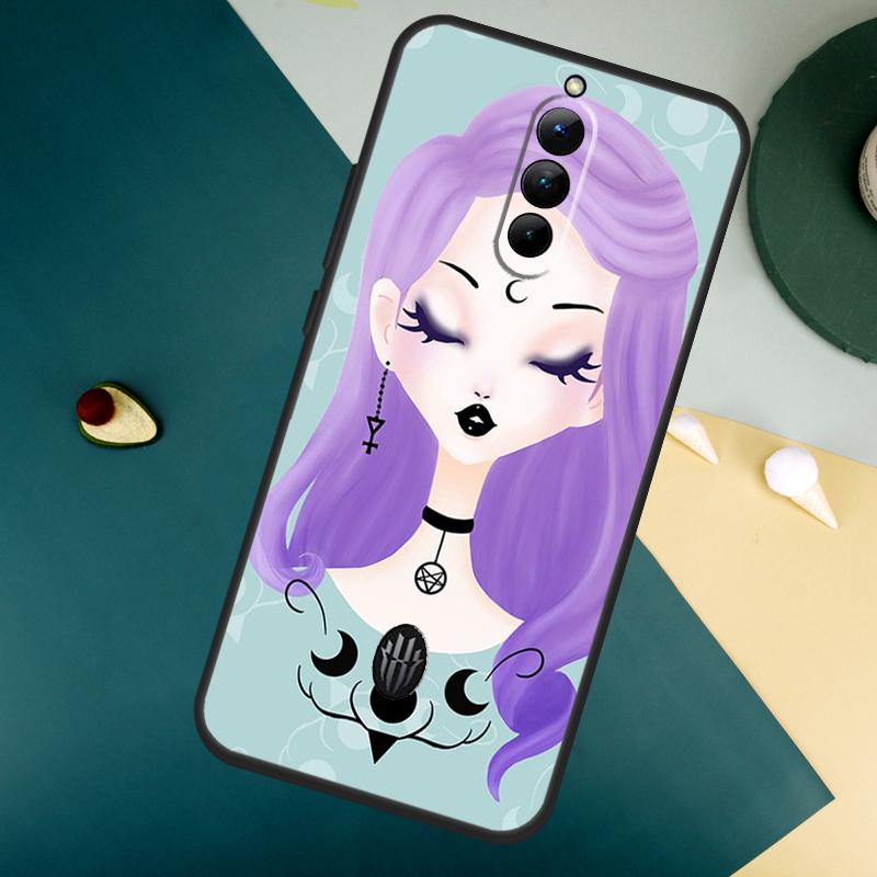 Девичий Пастельный Ведьма Гот Для ZTE Nubia Red Magic 10 Air 8 9 8S 9S 10S Pro Plus 7 6S 7S Pro Red Magic 11 Pro Plus Чехол