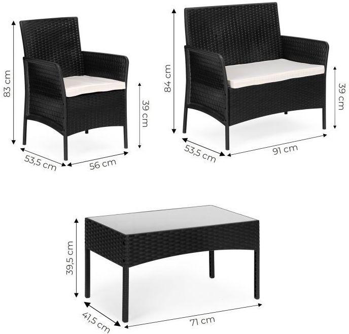 ModernHome Garden Furniture Set by Multistore (GT-118-BC-BG)