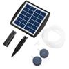 2600mAh Lithium Battery Solar Oxygen Pump 3W Air Pump Oxygenator Fish Tank Oxygenator  Garden
