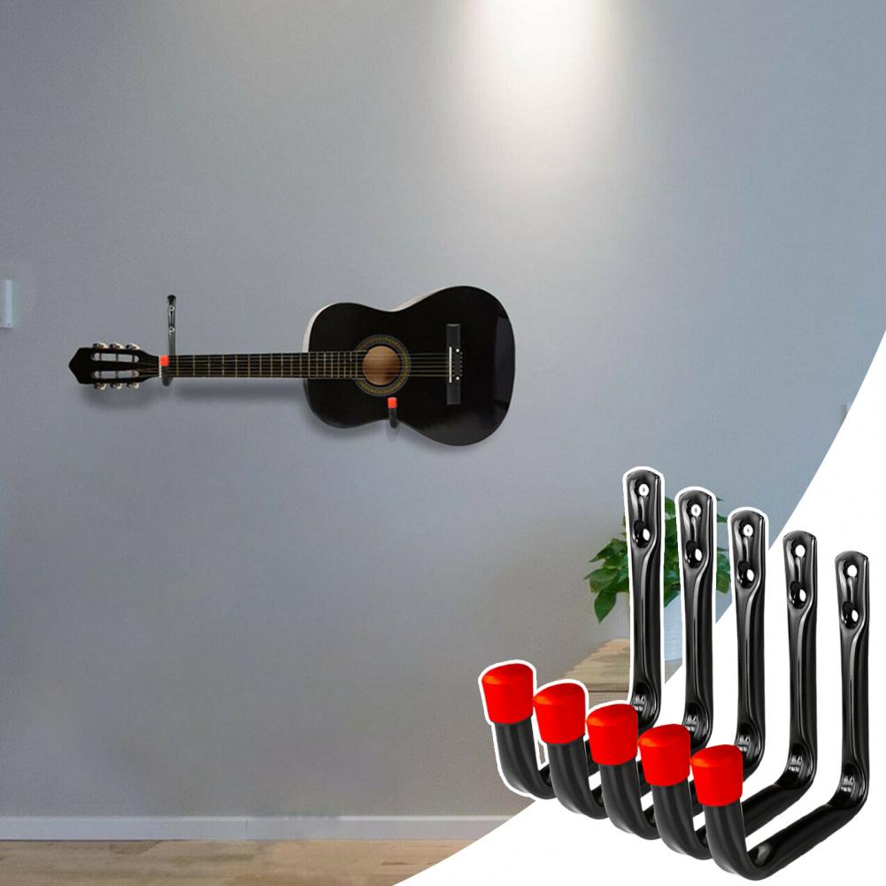 5Pcs Garage Storage Hooks Heavy Duty Garage Storage Hooks Wall Mount Hooks Bike Hangers No Drilling Display Organizer