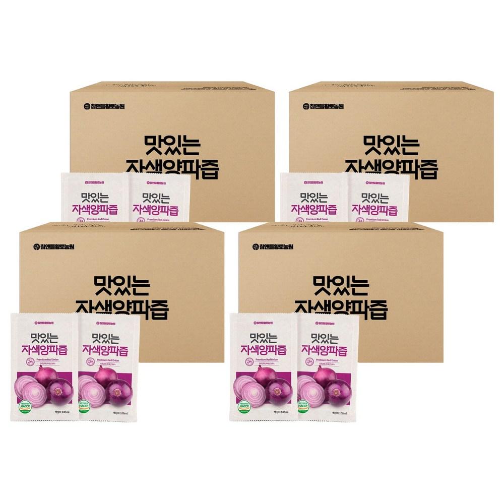 Cham & Deul Hwangto Farm Korean-Made Delicious Purple Onion Juice 100ml 200 pcs