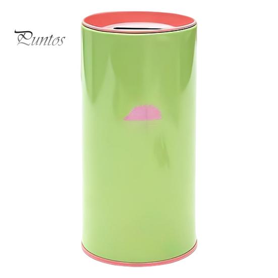 Металлическая копилка большой емкости с рисунком животных, детский цилиндрический сберегательный банк, инструмент для финансового управления