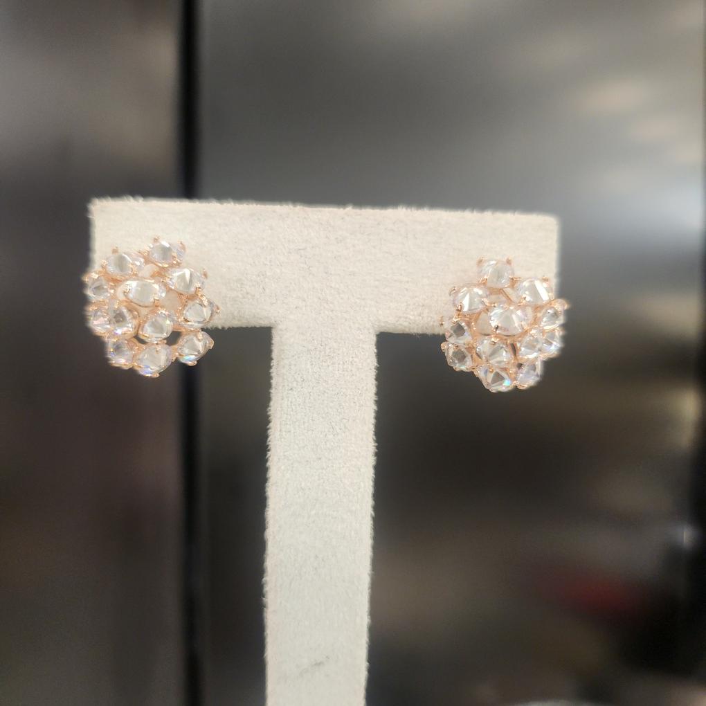 ARTRIA Round Square Ball E Earrings CHERET0031PKF