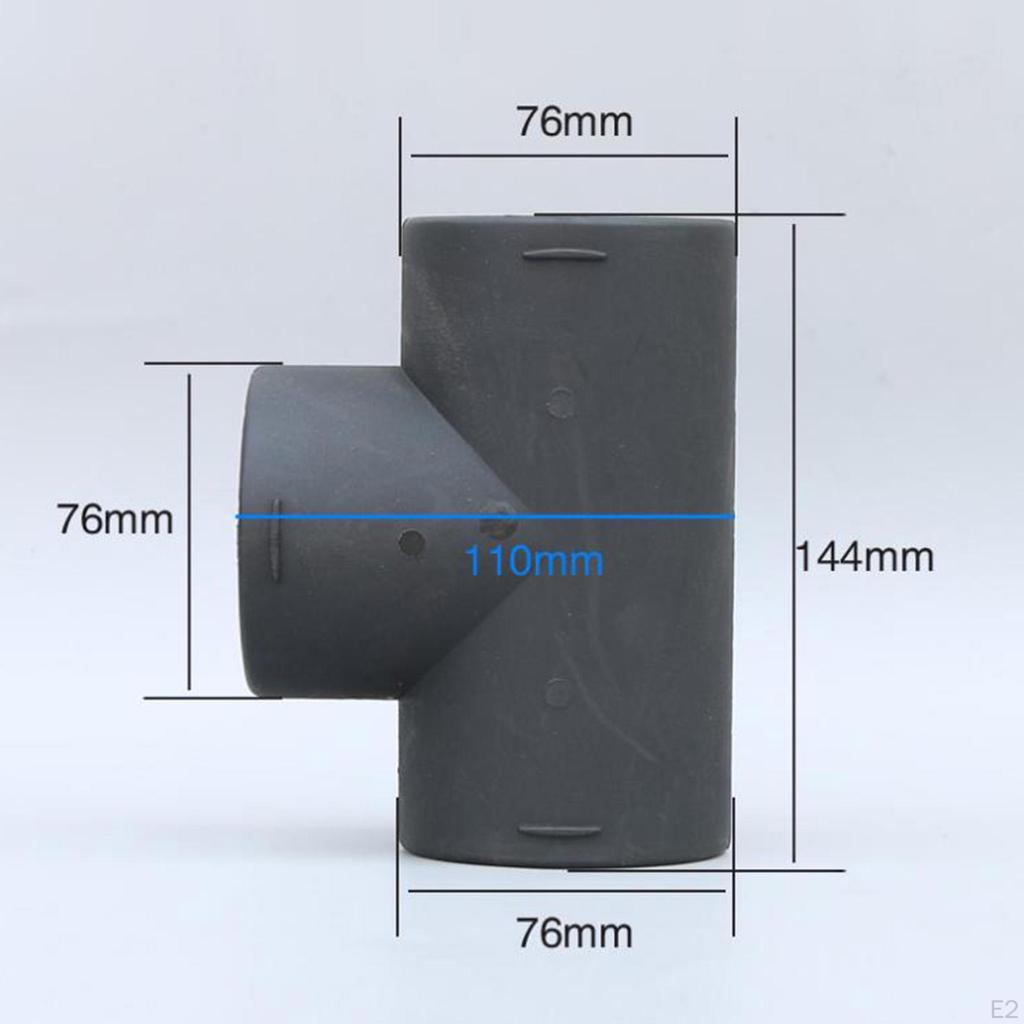 T Воздуховод Соединитель Прочный Соединитель Выход для Нагревателя