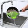 5pcs Noodle, Vegetable, And Fruit Water Filter Compatible With Various Caliber Pots And Tools, Temperature Resistant Silicone